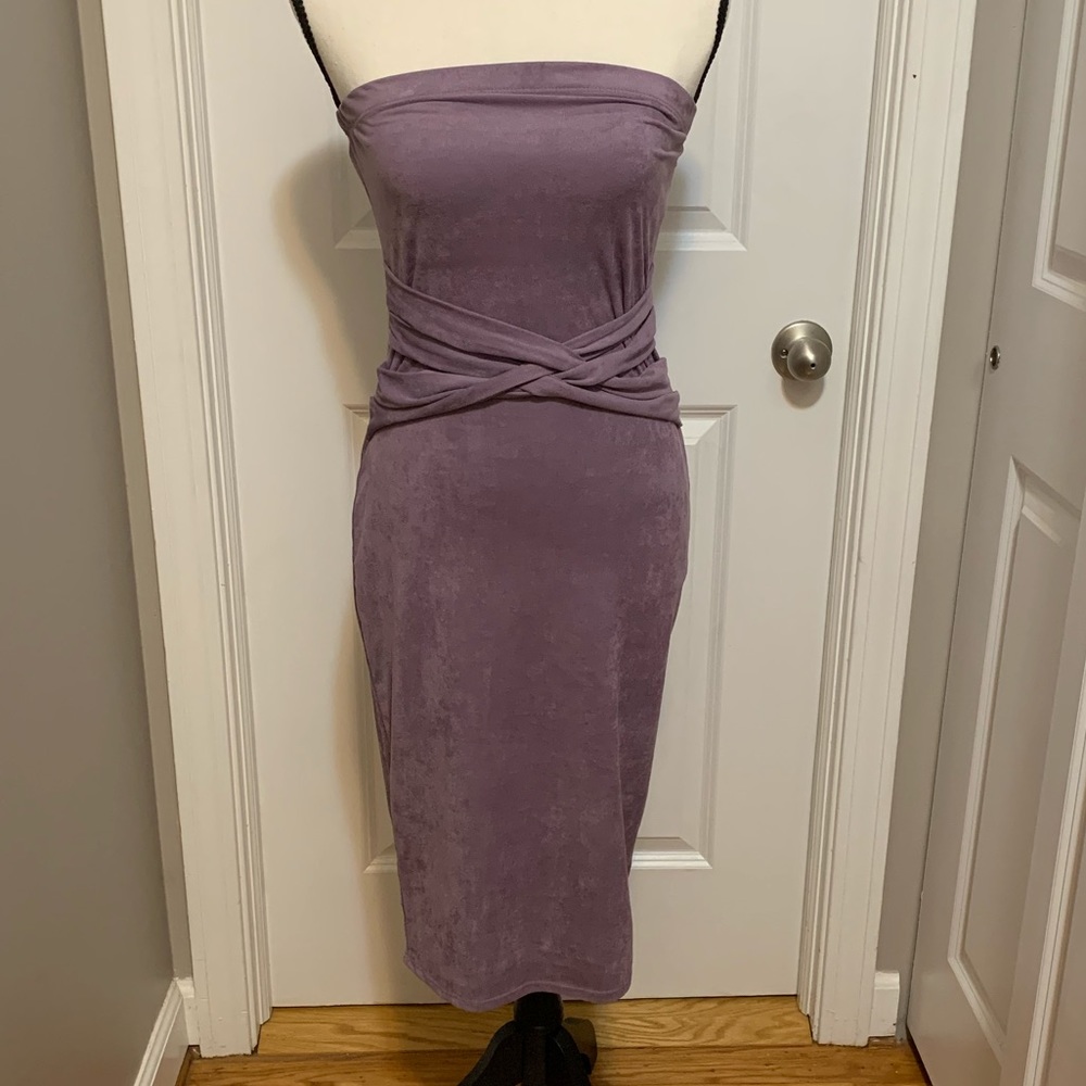 Windsor Strapless Midi Dress